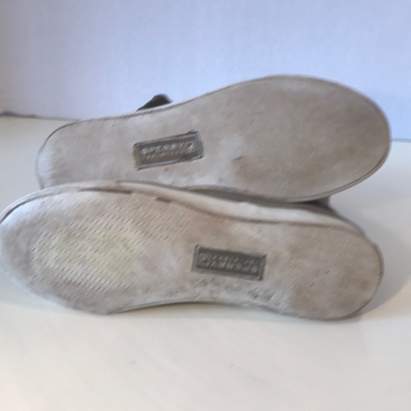 Sperry Army Green & Camouflaged Hi-Top Sneakers 6 - Picture 6 of 6